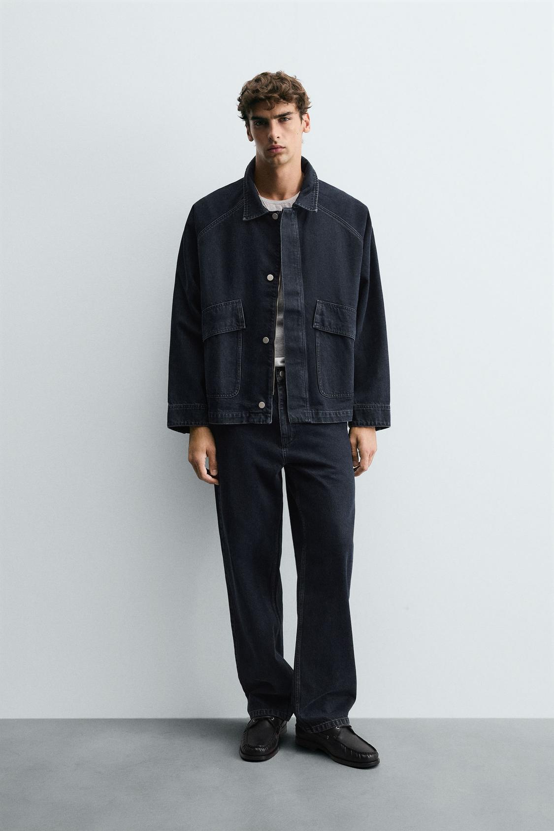 ДЖИНСОВЫЕ БРЮКИ-ЧИНО ОТ ZARA