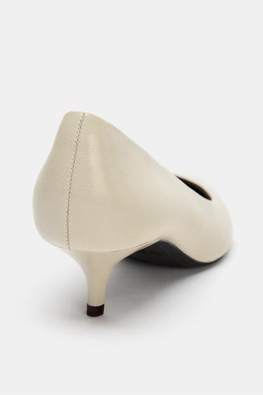 KITTEN-HEEL SHOES - Grey by Zara - Image 5
