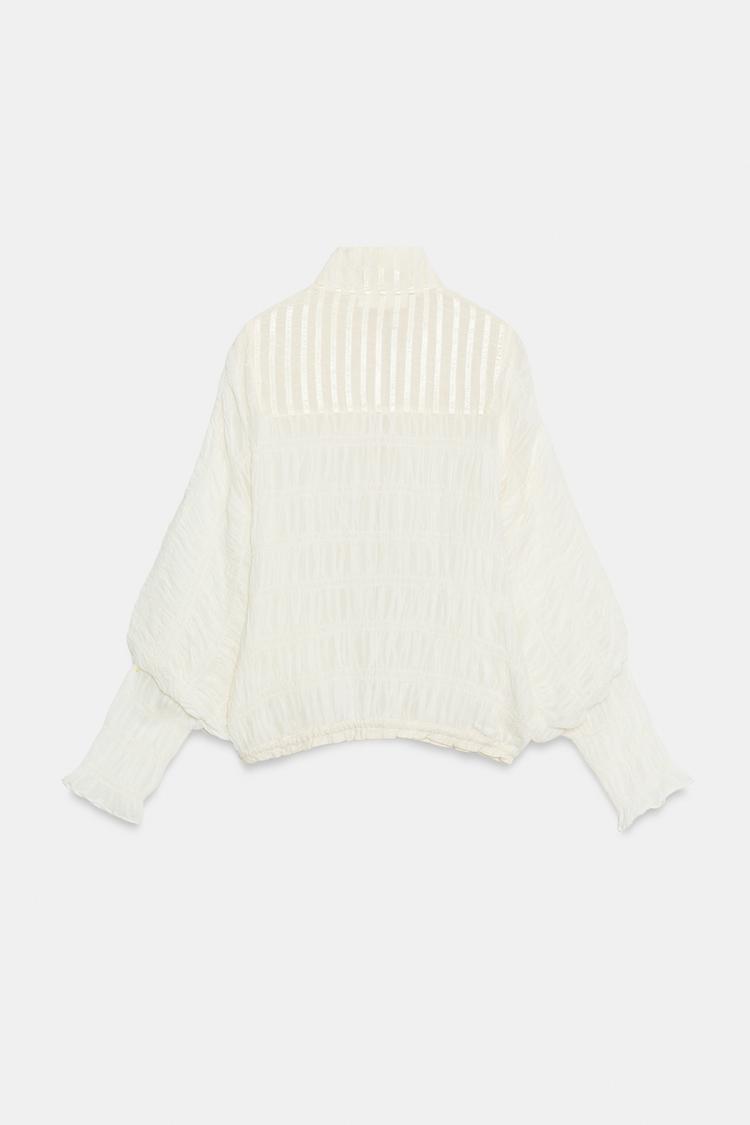 Chaqueta bomber fruncida de la colección ZW 4