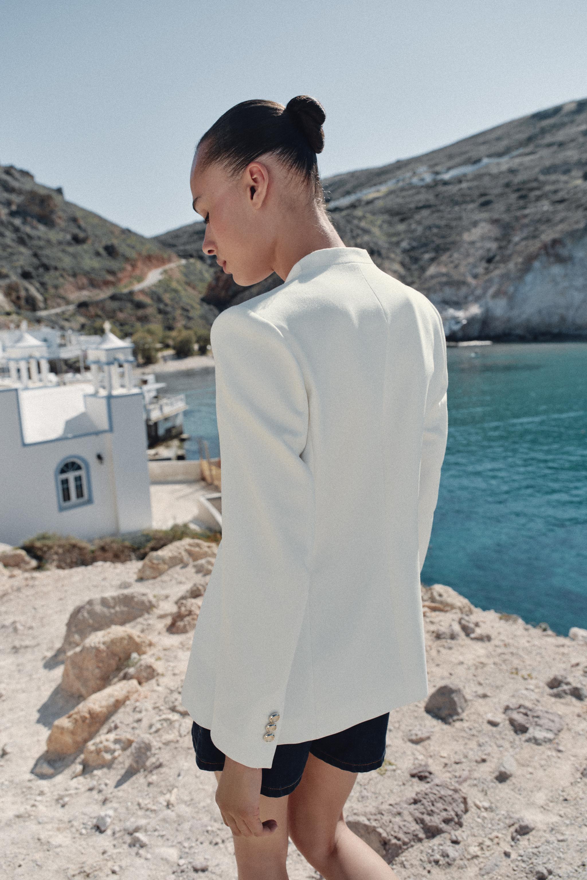 TAILORED BLAZER WITH NO LAPEL