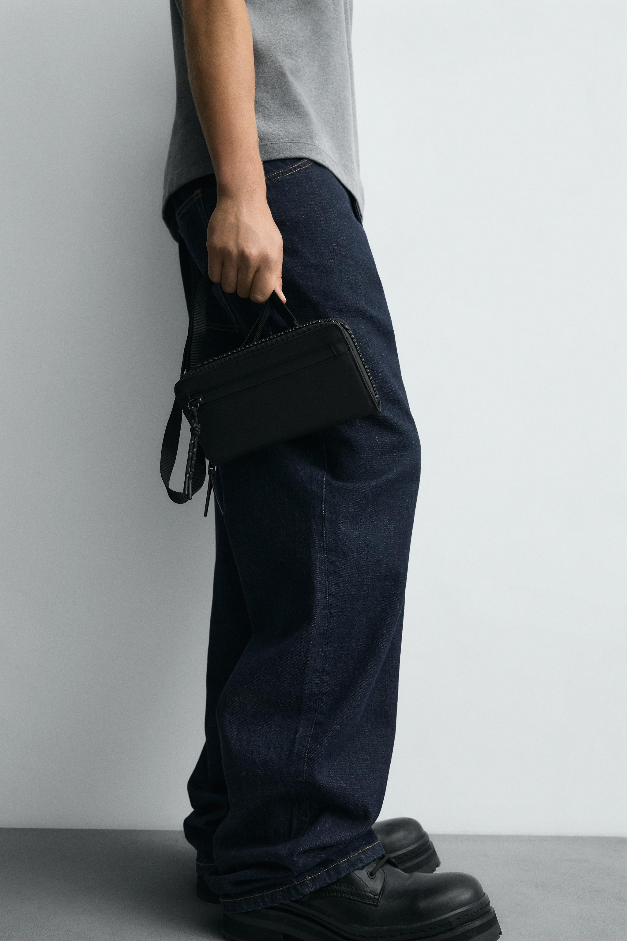 ラバー仕上げウォレット - ブラック | ZARA Japan / 日本