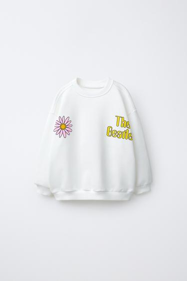 FLORAL THE BEATLES ® SWEATSHIRT - Oyster-white by Zara