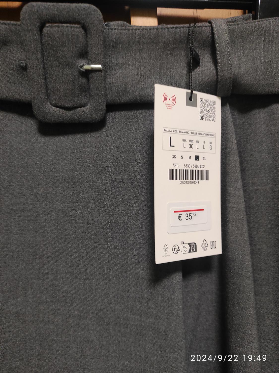 A-LINE SKIRT WITH BELT - Image 2