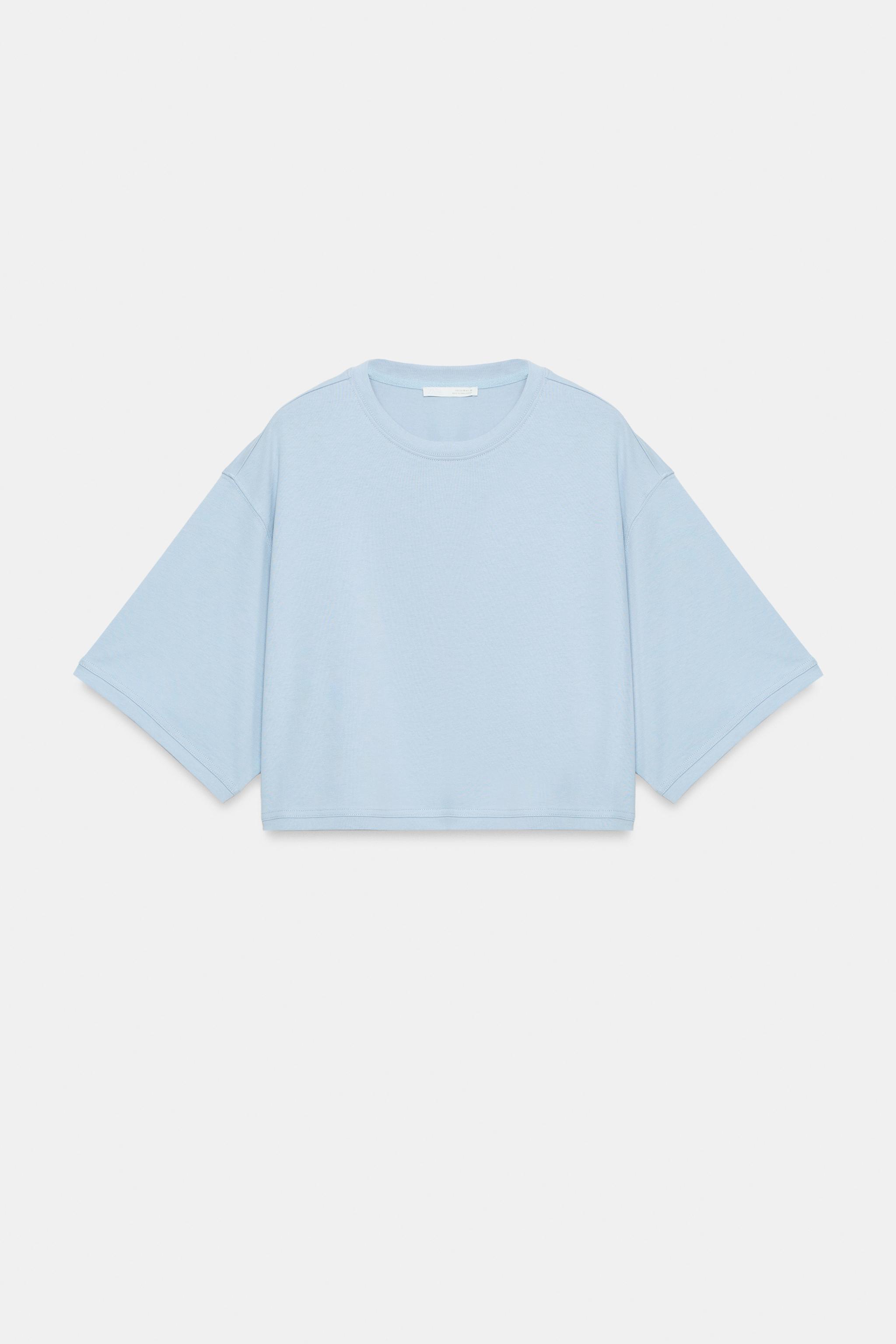 OVERSIZE CROP T-SHIRT - Görsel 4