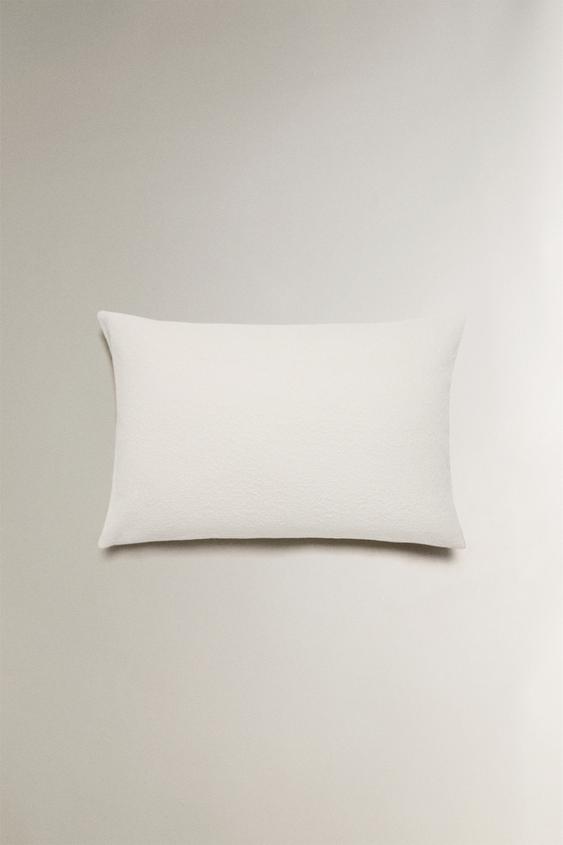 Zara JACQUARD COTTON THROW PILLOW COVER - Oyster-white - Image 0