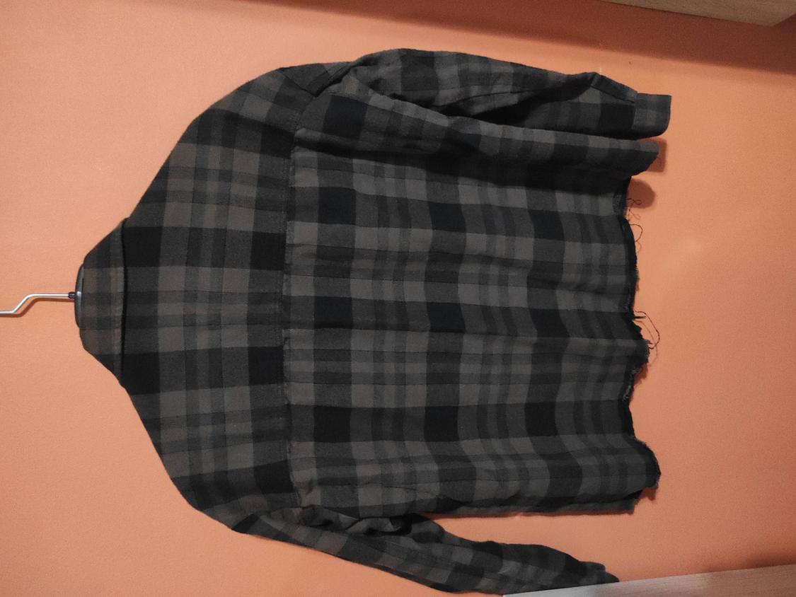 CROPPED CHECK SHIRT - Image 4