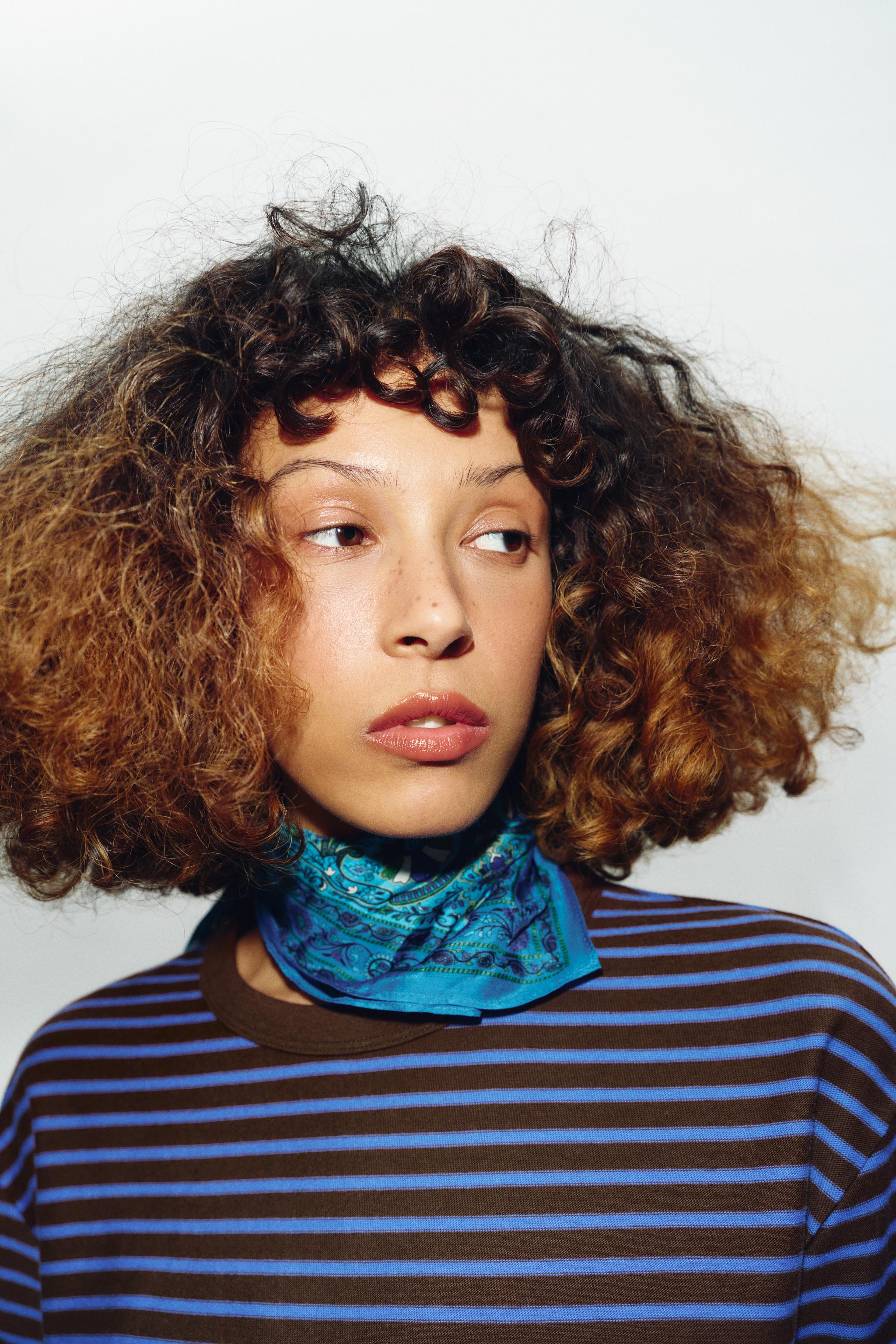 FOULARD BANDANA MODAL ET SOIE À IMPRIMÉ CACHEMIRE
