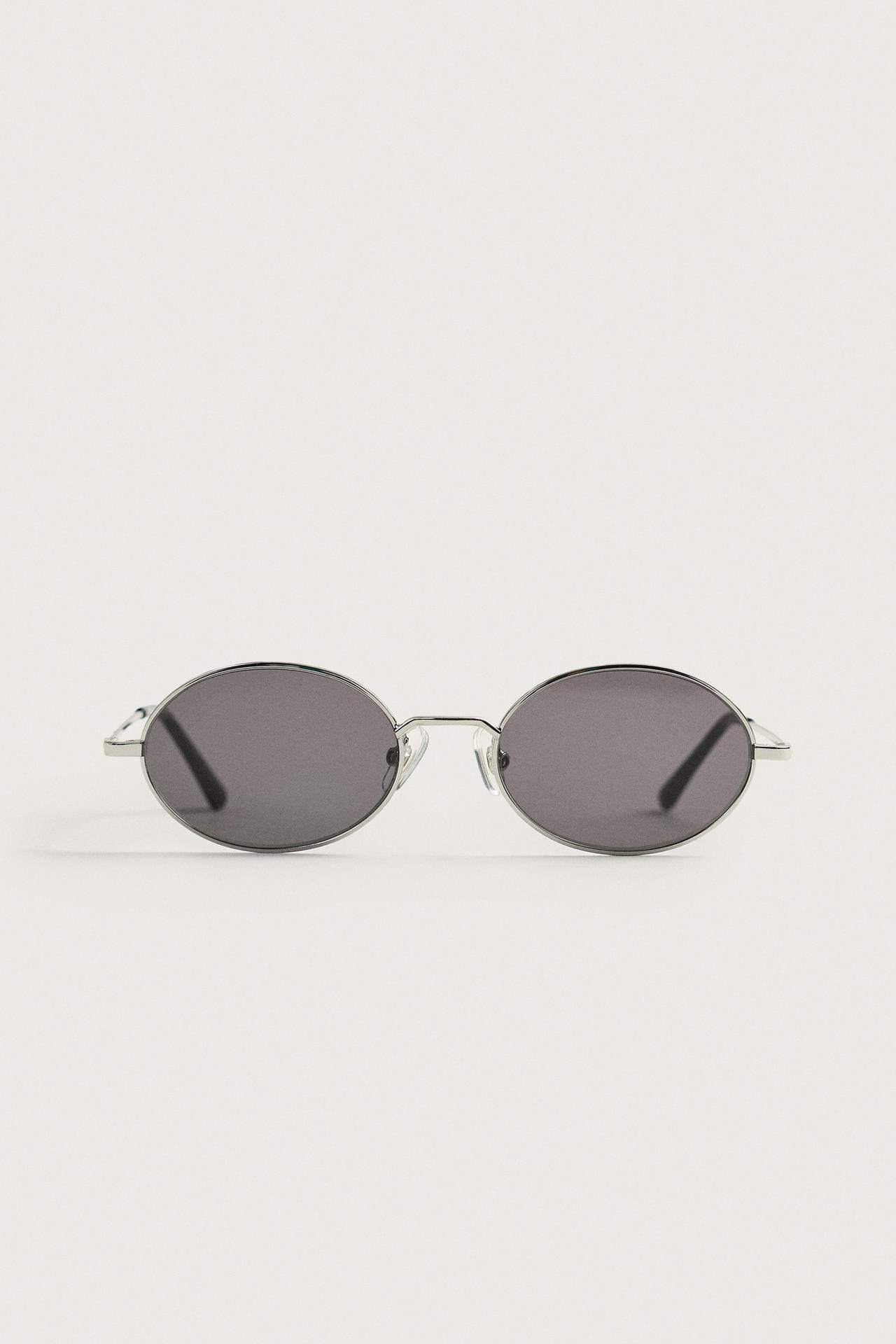 ROUND SUNGLASSES — Silver