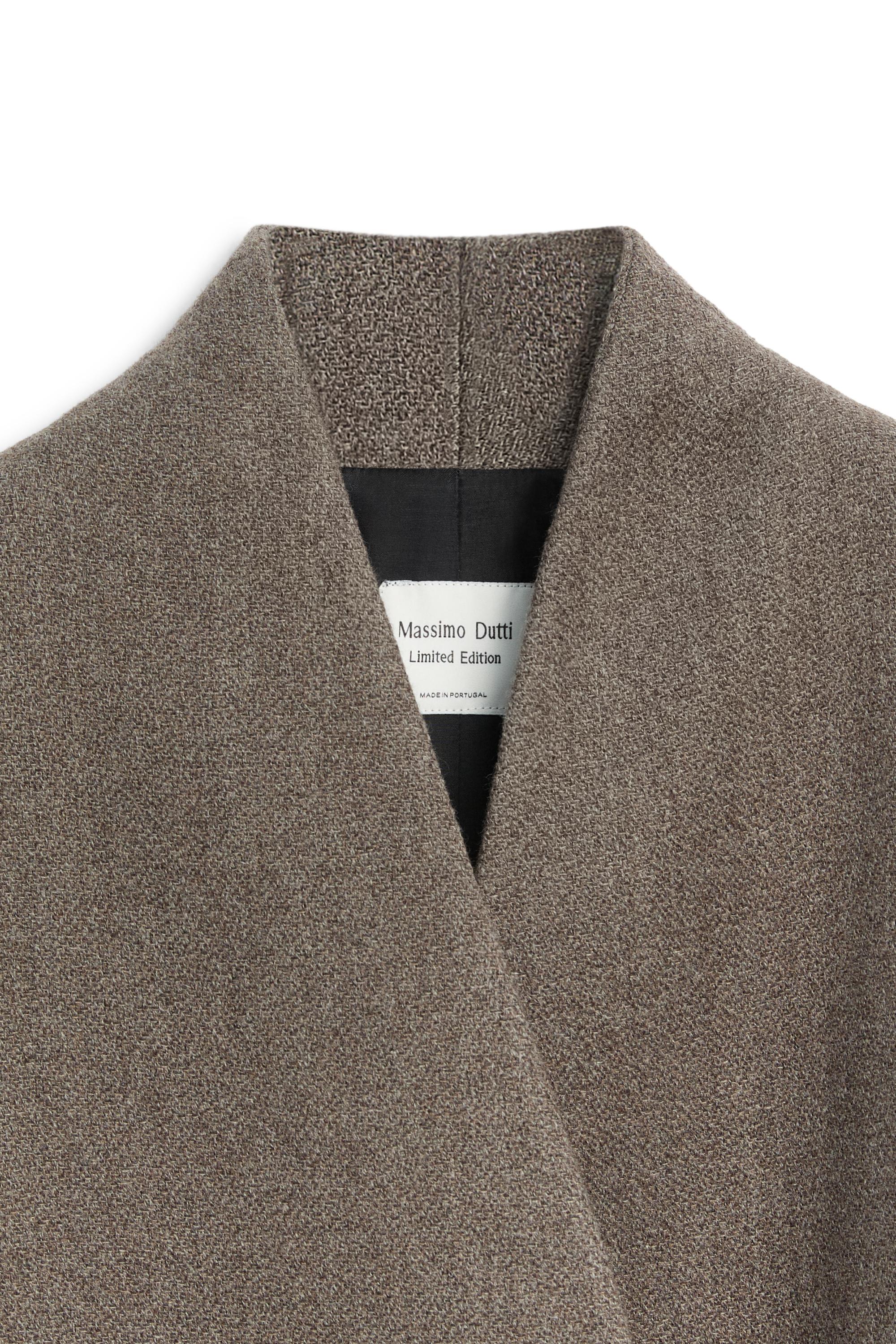 Wool blend belt detail coat - LIMITED EDITION