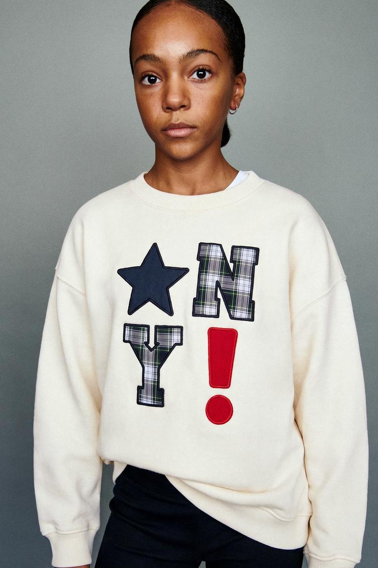 Sudadera parche nueva york