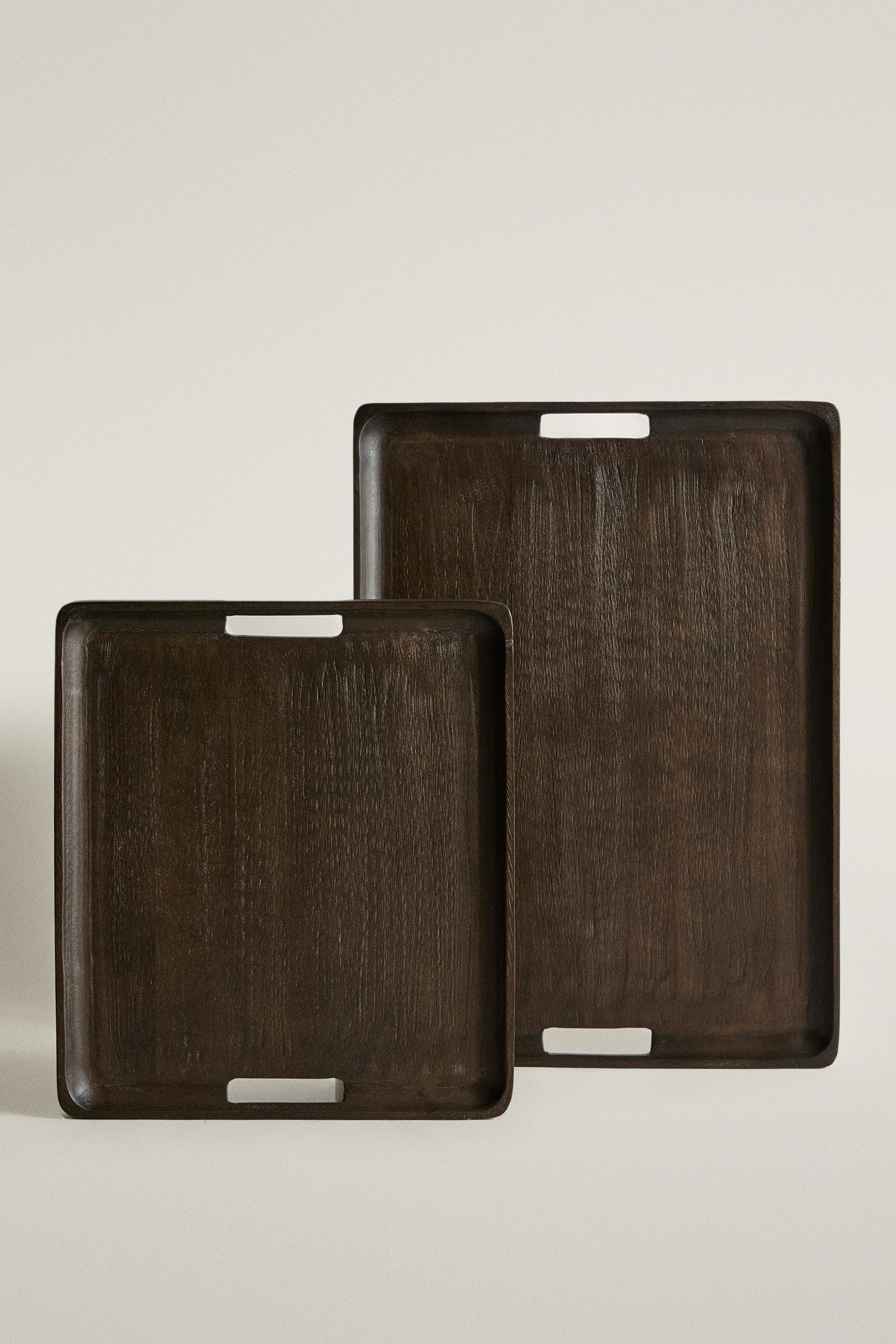 RECTANGULAR MANGO WOOD TRAY