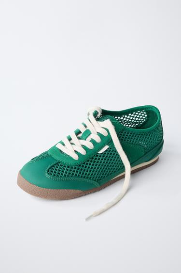 TENNIS EN RÉSILLE - Vert de Zara - Image 2
