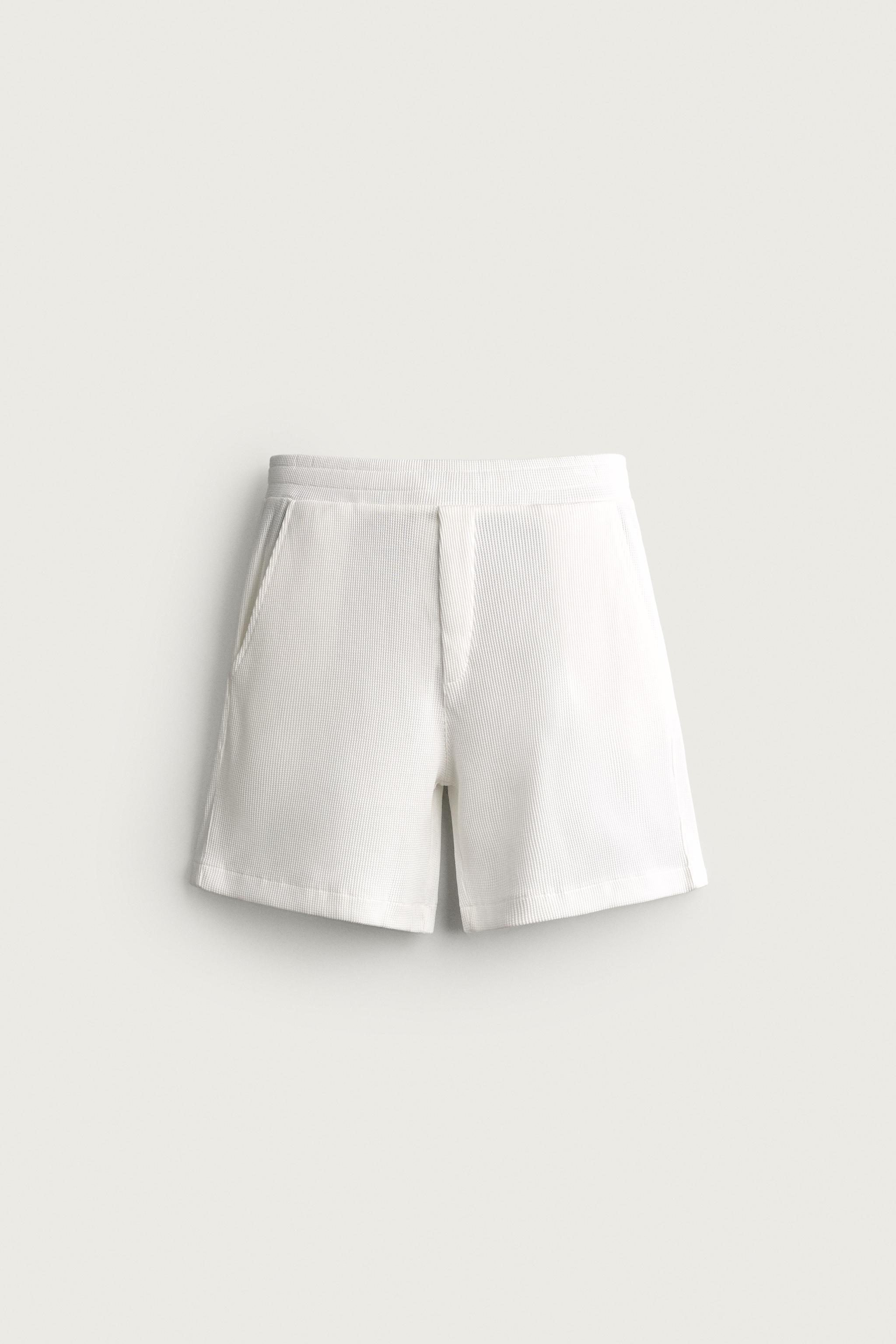WAFFLE TEXTURE JOGGER SHORTS