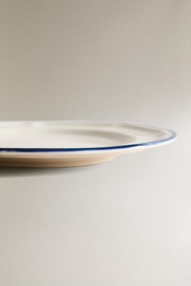 ASSIETTE À PAIN FILET CONTRASTANT - Bleu de Zara - Image 3