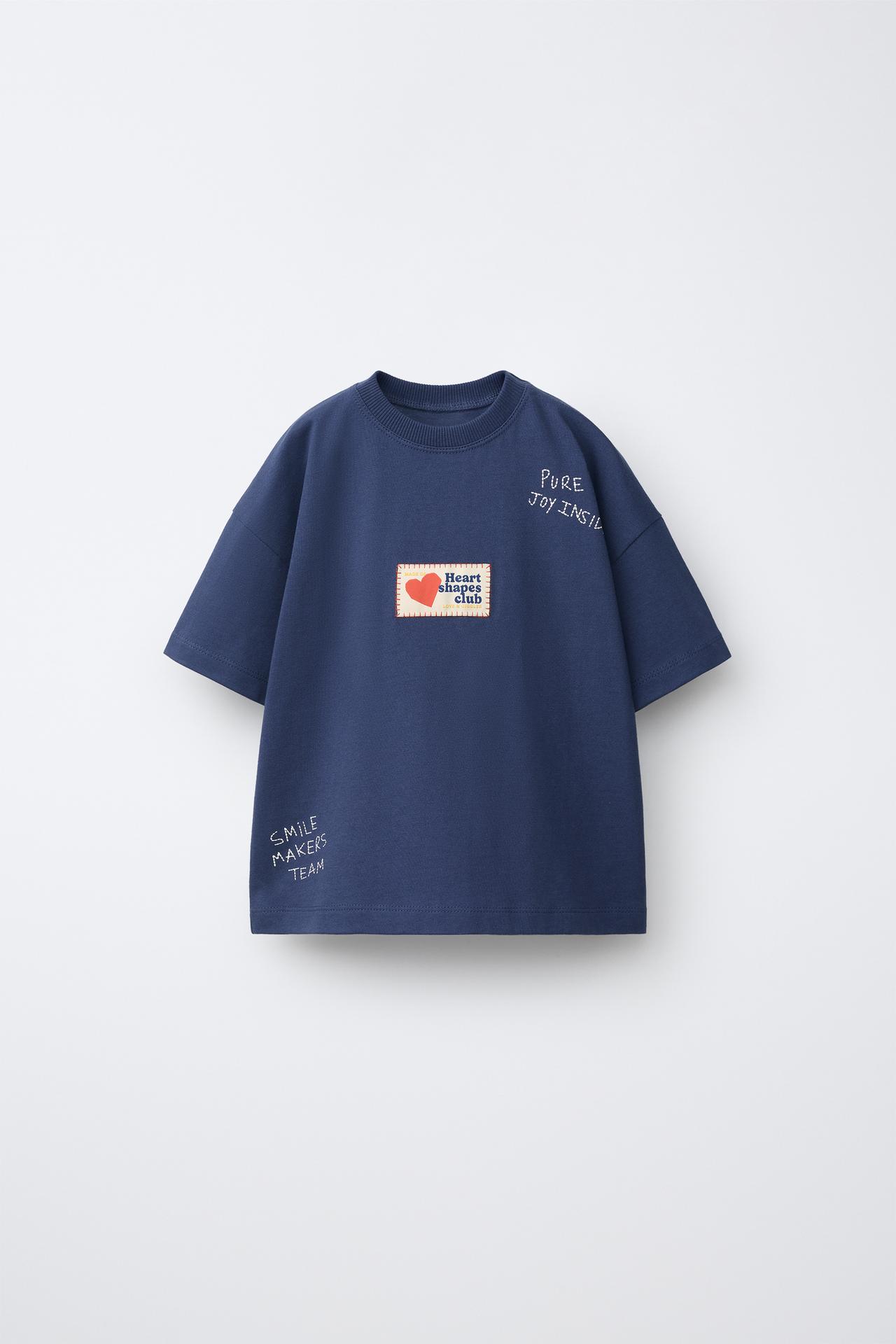 LABEL T-SHIRT — Blue