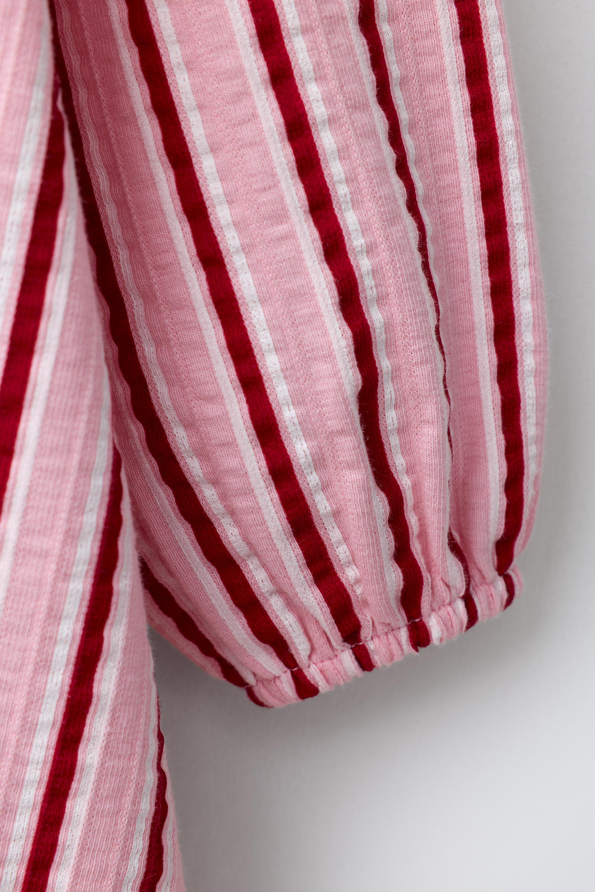 STRIPED PETER PAN COLLAR DRESS