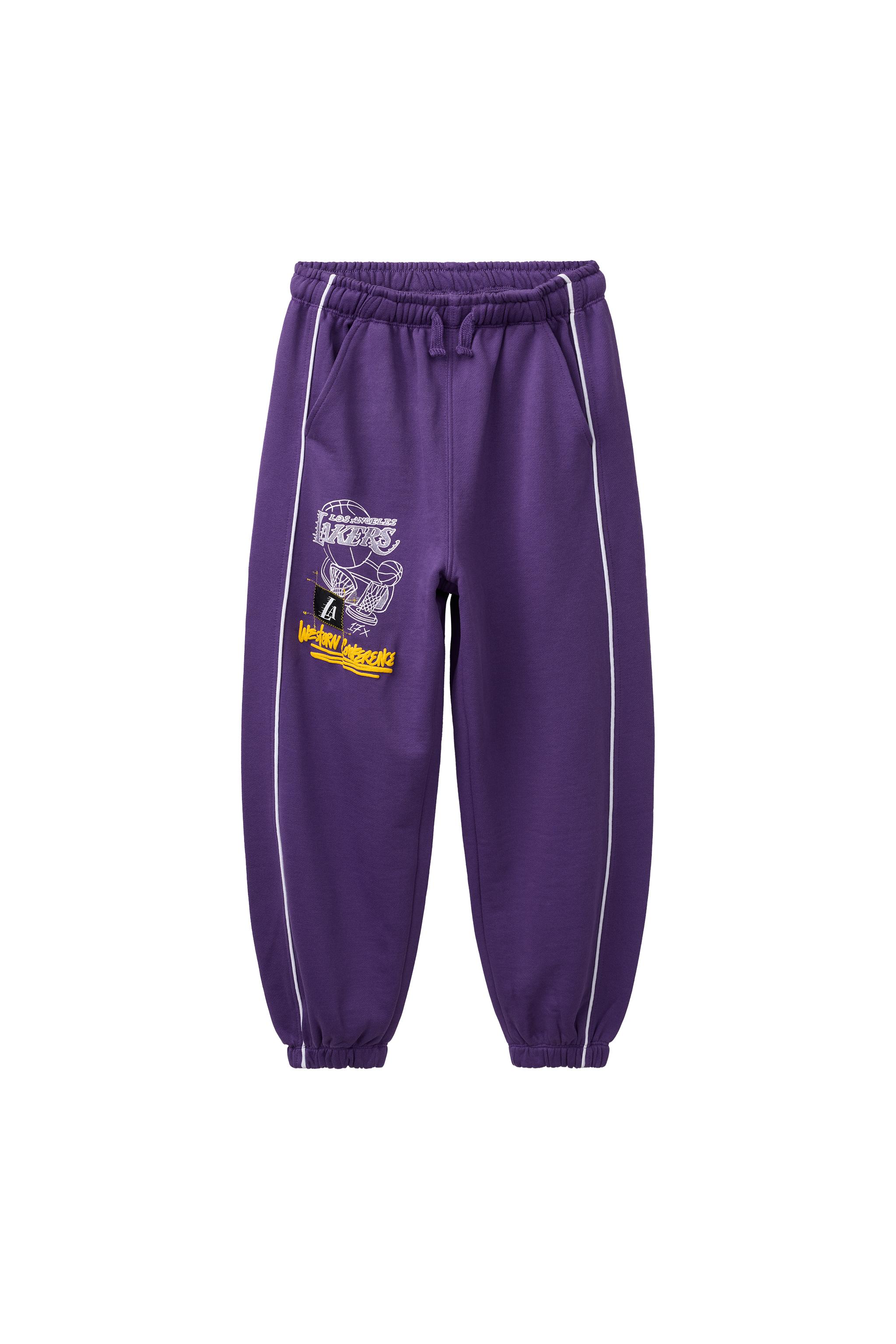 NBA ロサンゼルス・レイカーズ ジョガーパンツ - パープル | ZARA