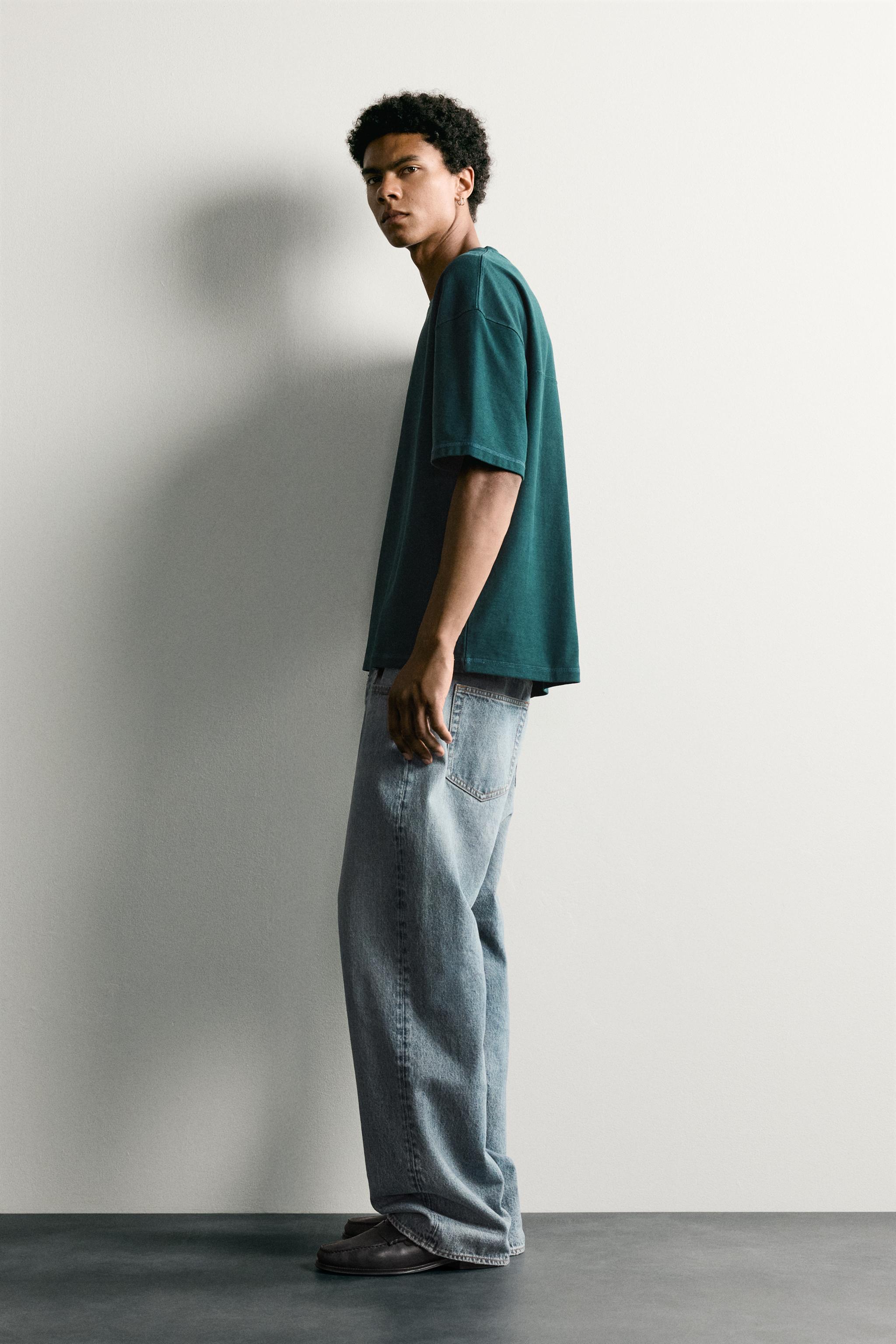RELAXED FIT SEAM T-SHIRT