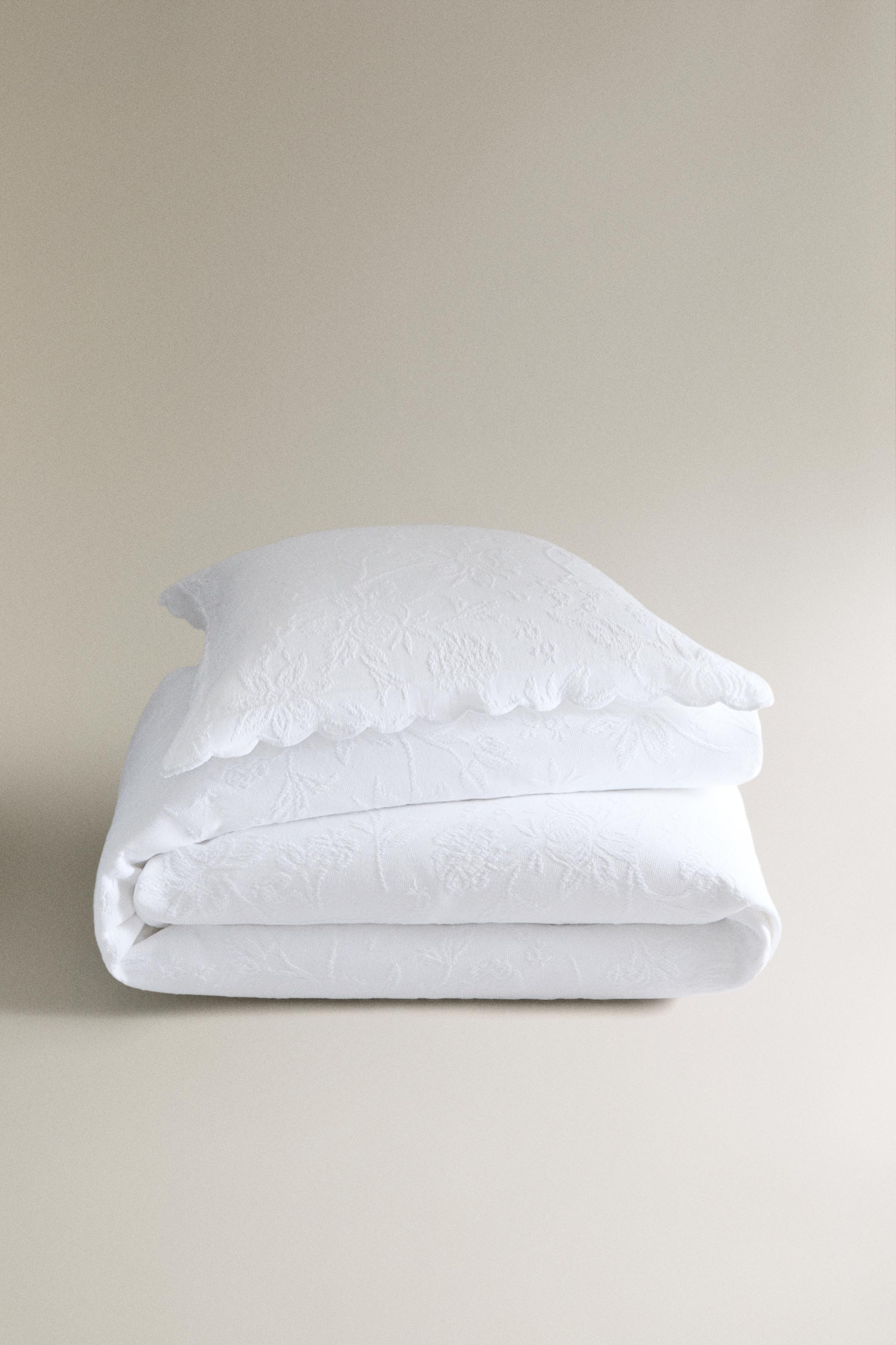 COUVRE-LIT COTON JACQUARD