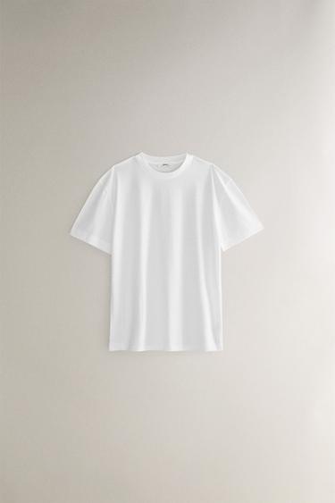 SHORT SLEEVE T-SHIRT - White by Zara