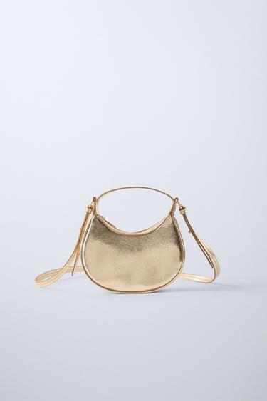 BOLSA A TIRACOLO MINI - Ouro da Zara - Imagem 0