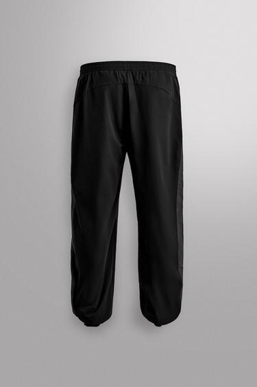 PANTALÓN TÉCNICO COLOR BLOCK - Negro de Zara
