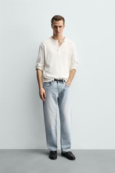 JEANS REGULAR FIT - Azul claro de Zara - Imagen 0