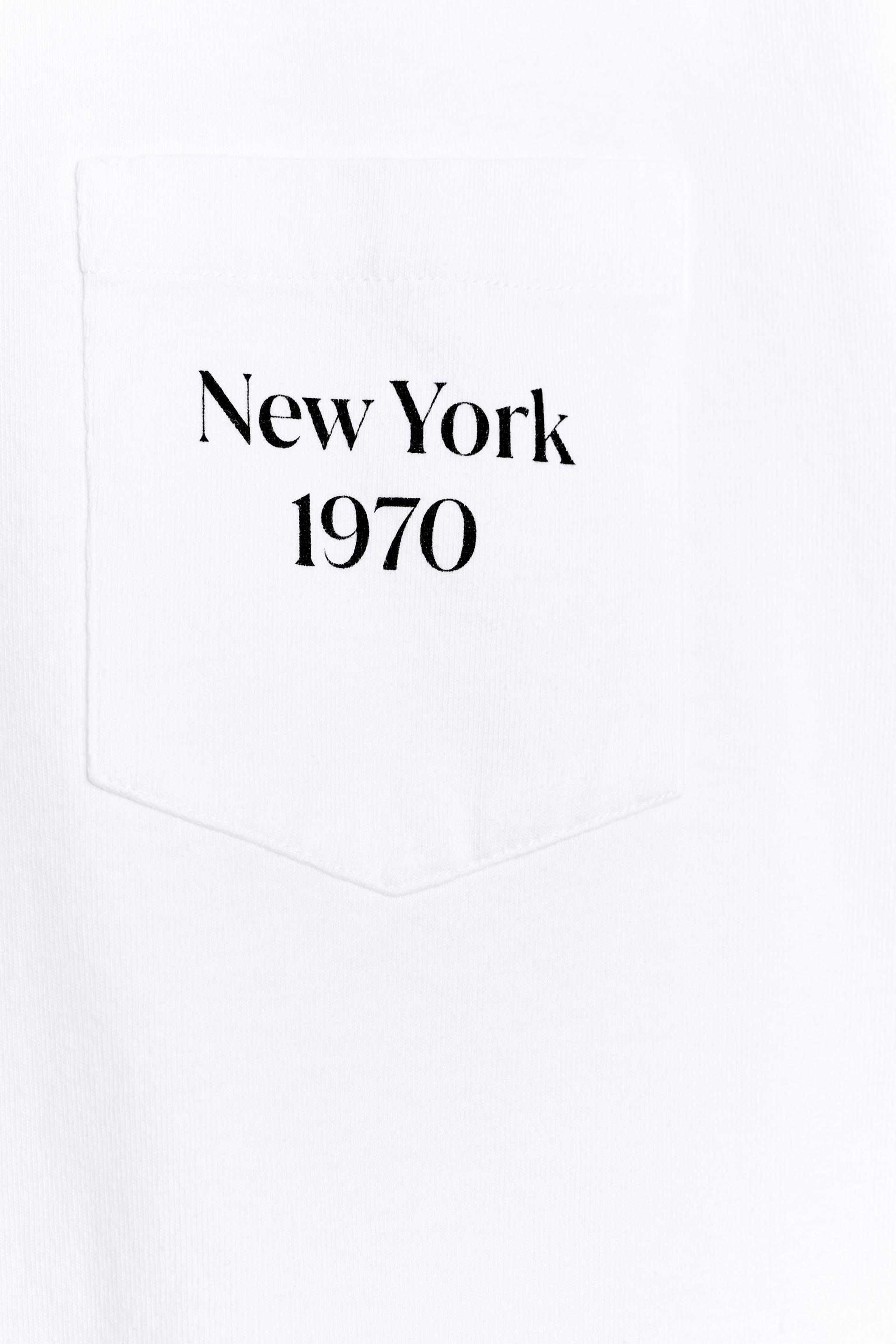 Женские футболки Zara MESSAGE POCKET T-SHIRT — фото 8