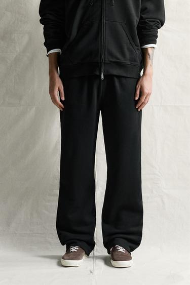 RELAXED FIT JOGGERS - Black by Zara