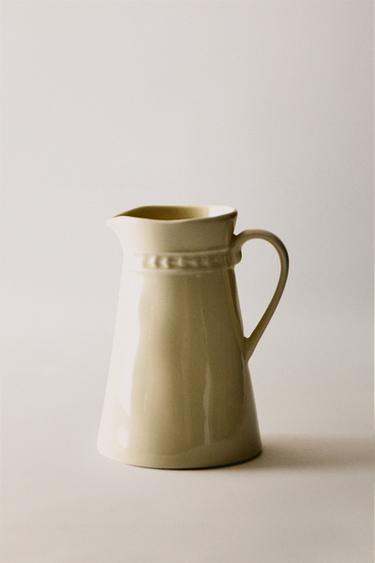 PICHET POT À LAIT RELIEF GRÈS - Crème de Zara - Image 5