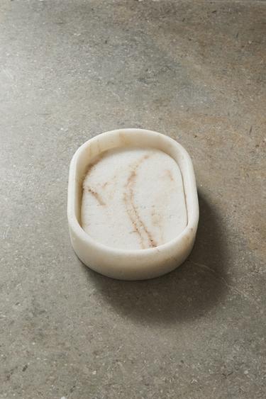 PORTE-SAVON SALLE DE BAIN EFFET MARBRÉ - Beige de Zara - Image 5
