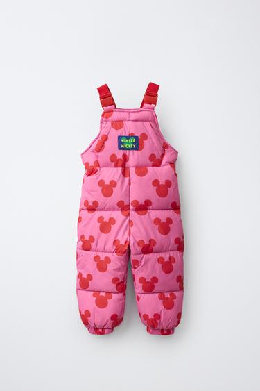 QUILTED WATER-REPELLENT MICKEY MOUSE © DISNEY DUNGAREES - Pink de Zara