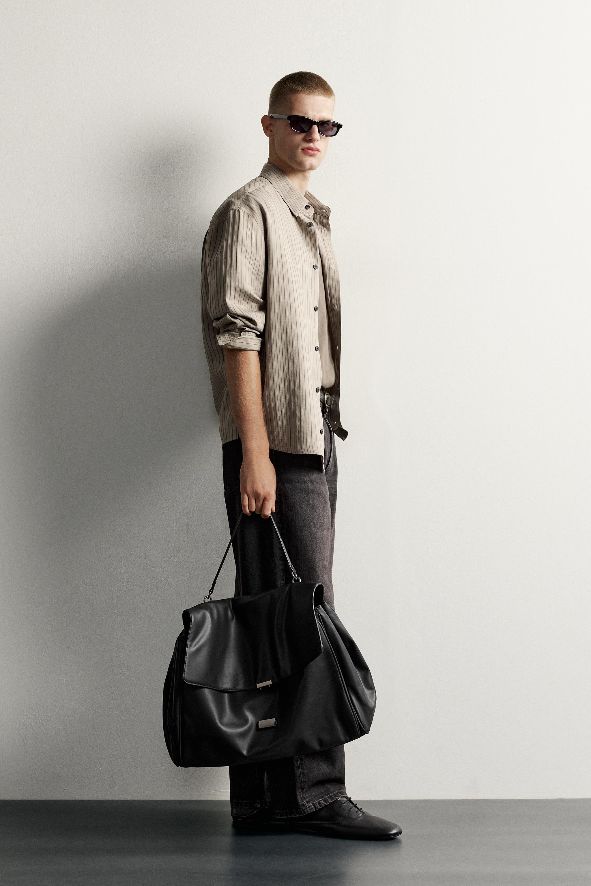 CHEMISE FLUIDE EN JACQUARD À RAYURES