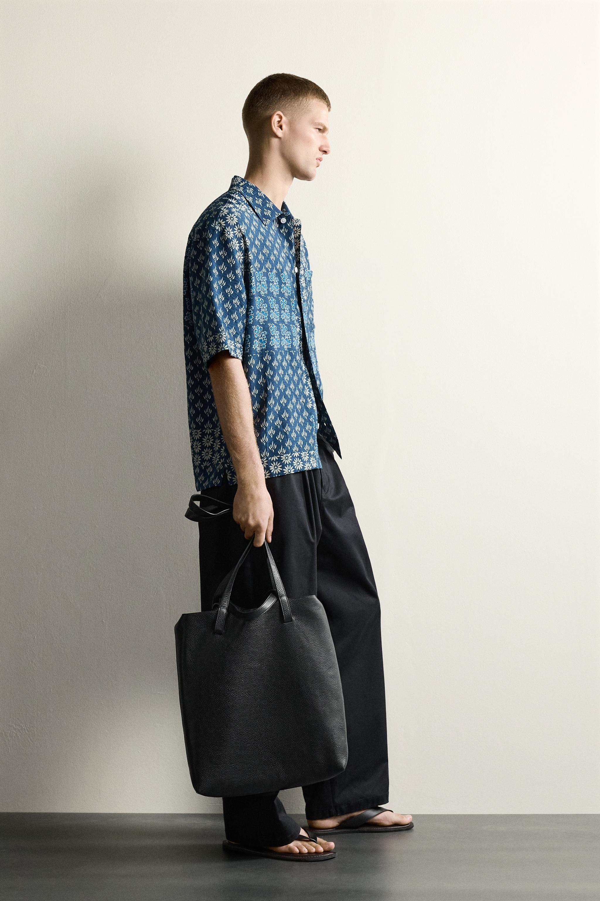 PATCHWORK PRINT RELAXED FIT SHIRT