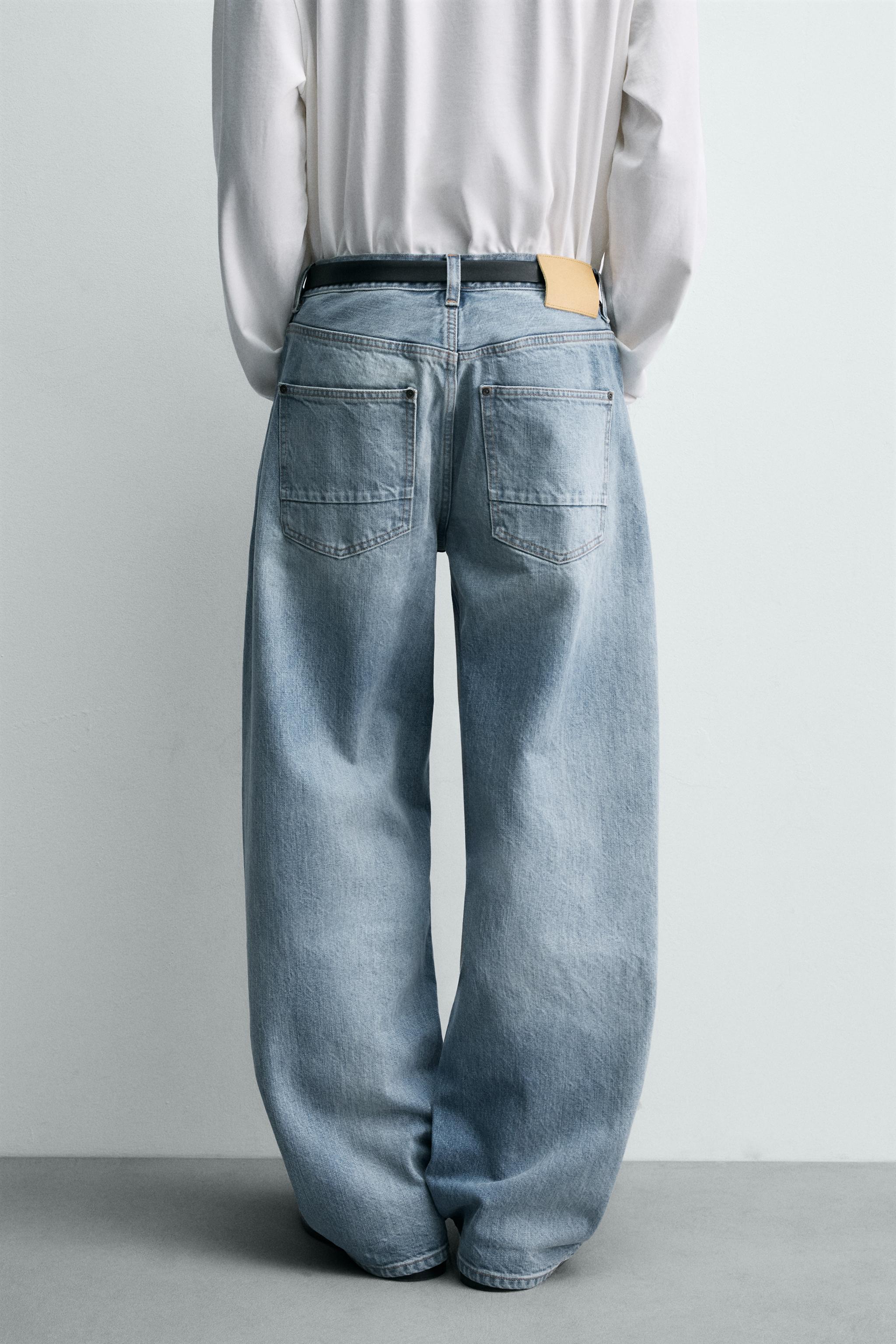 バギーフィットデニムパンツ - ブルー/インディゴ | ZARA Japan / 日本