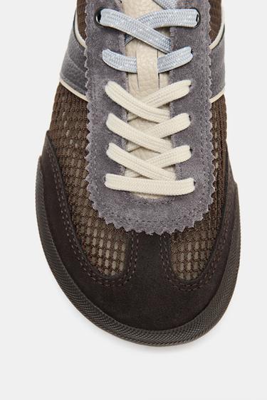 BAREFOOT MESH TRAINERS - Brown by Zara - Image 8