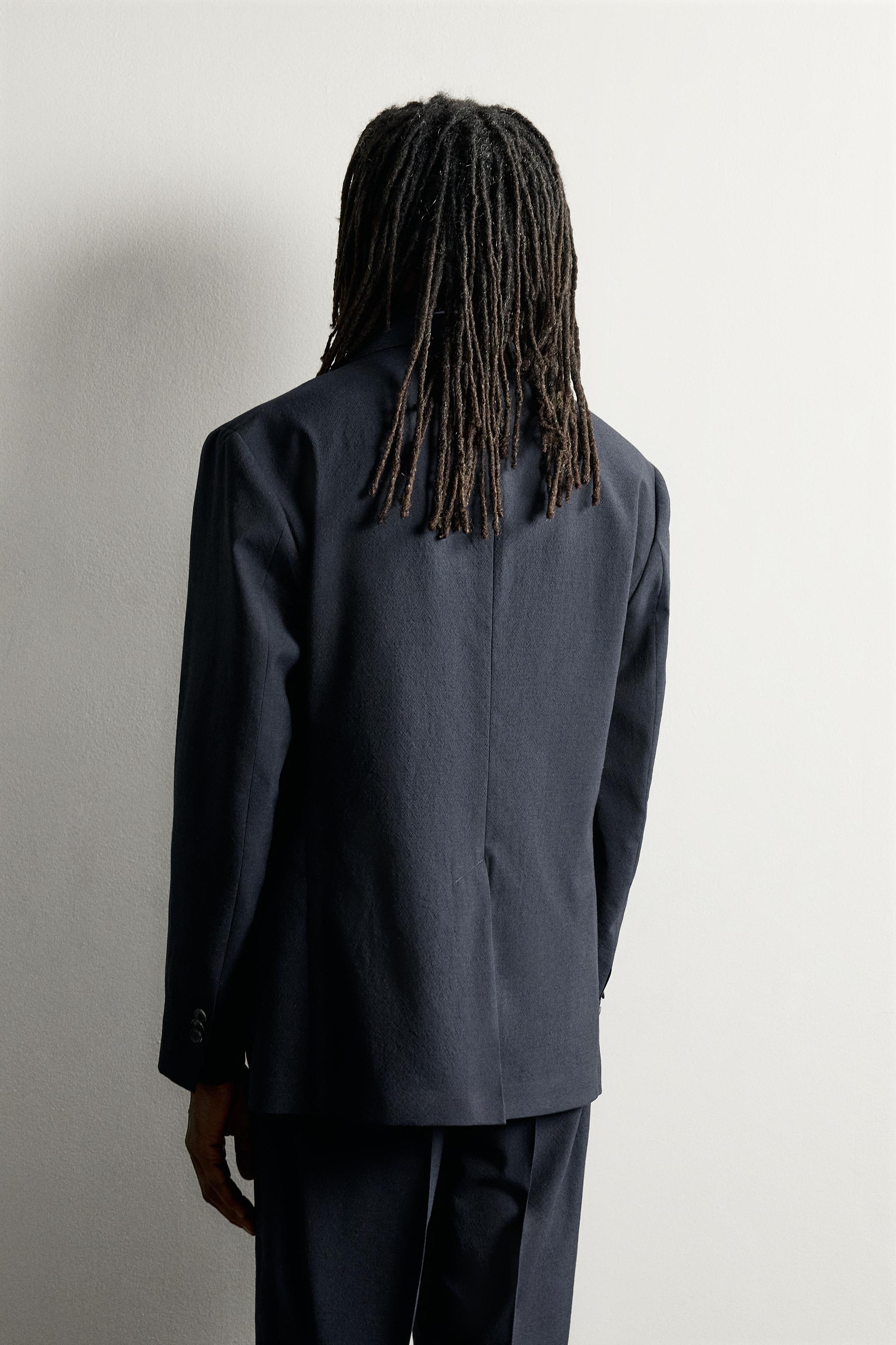 AARON LEVINE X ZARA 100% WOOL SUIT BLAZER