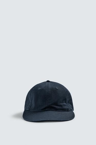 AARON LEVINE X ZARA COTTON CAP - Navy blue by Zara - Image 1