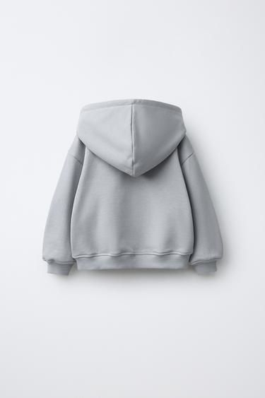 BARBIE™ MATTEL BOW HOODIE - Grey marl by Zara