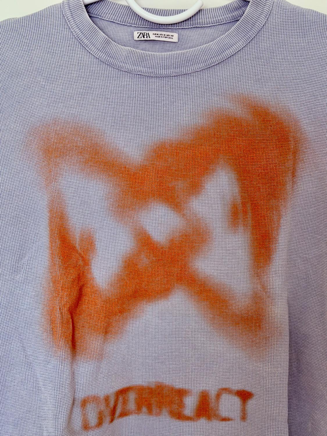 SPRAY PRINT KNIT T-SHIRT - Image 2