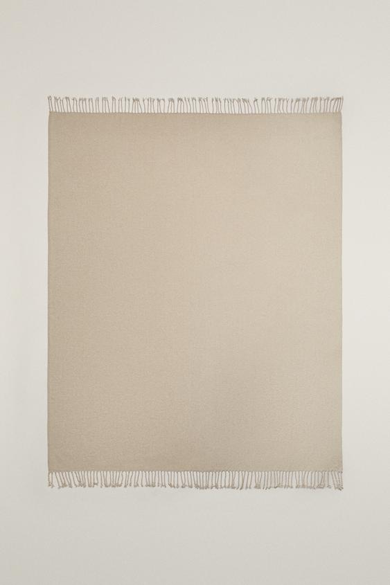 CHENILLEDECKE - Hellbeige von Zara - Bild 0