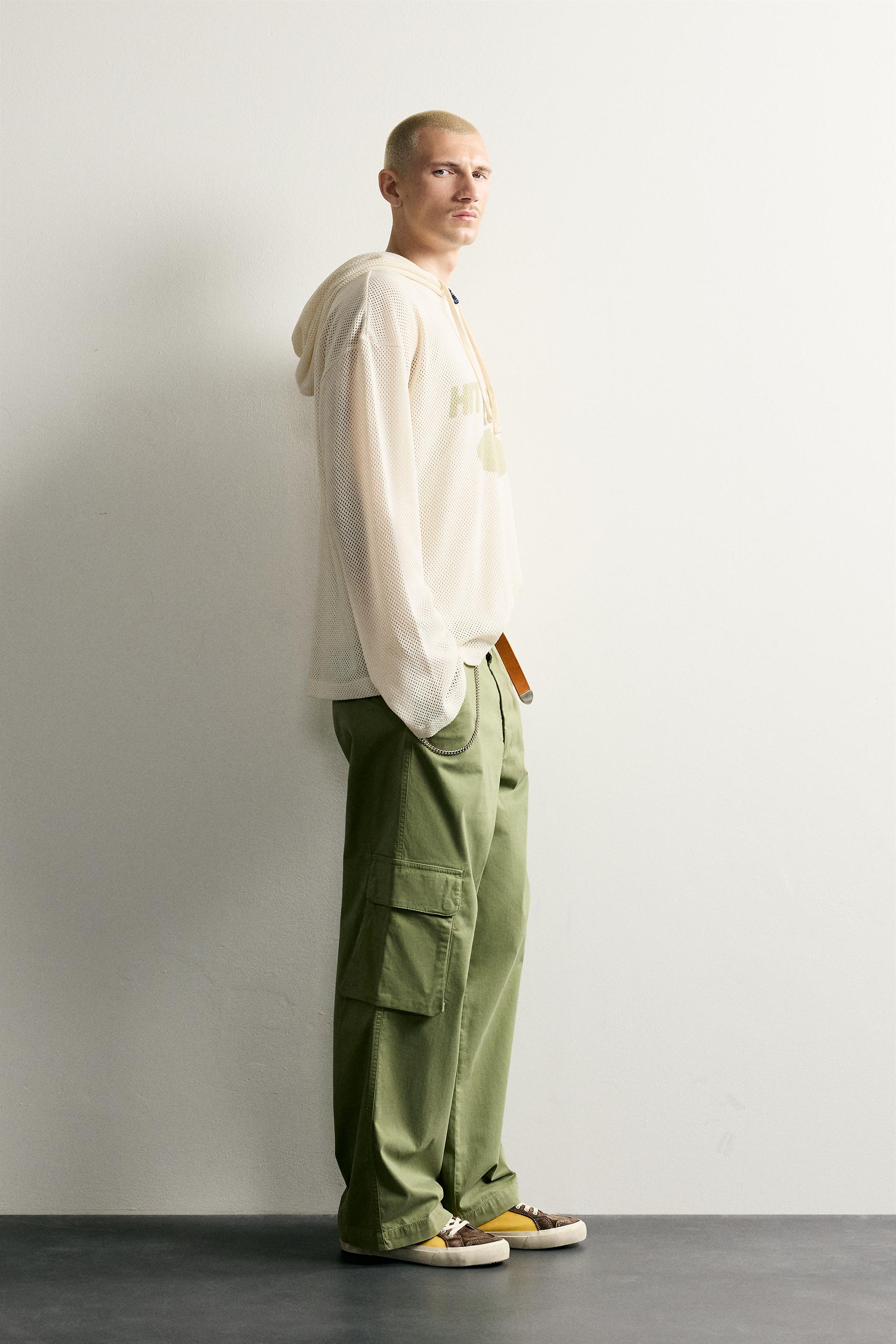 Zara RELAXED FIT KAPÜŞONLU SWEATSHIRT görsel 4