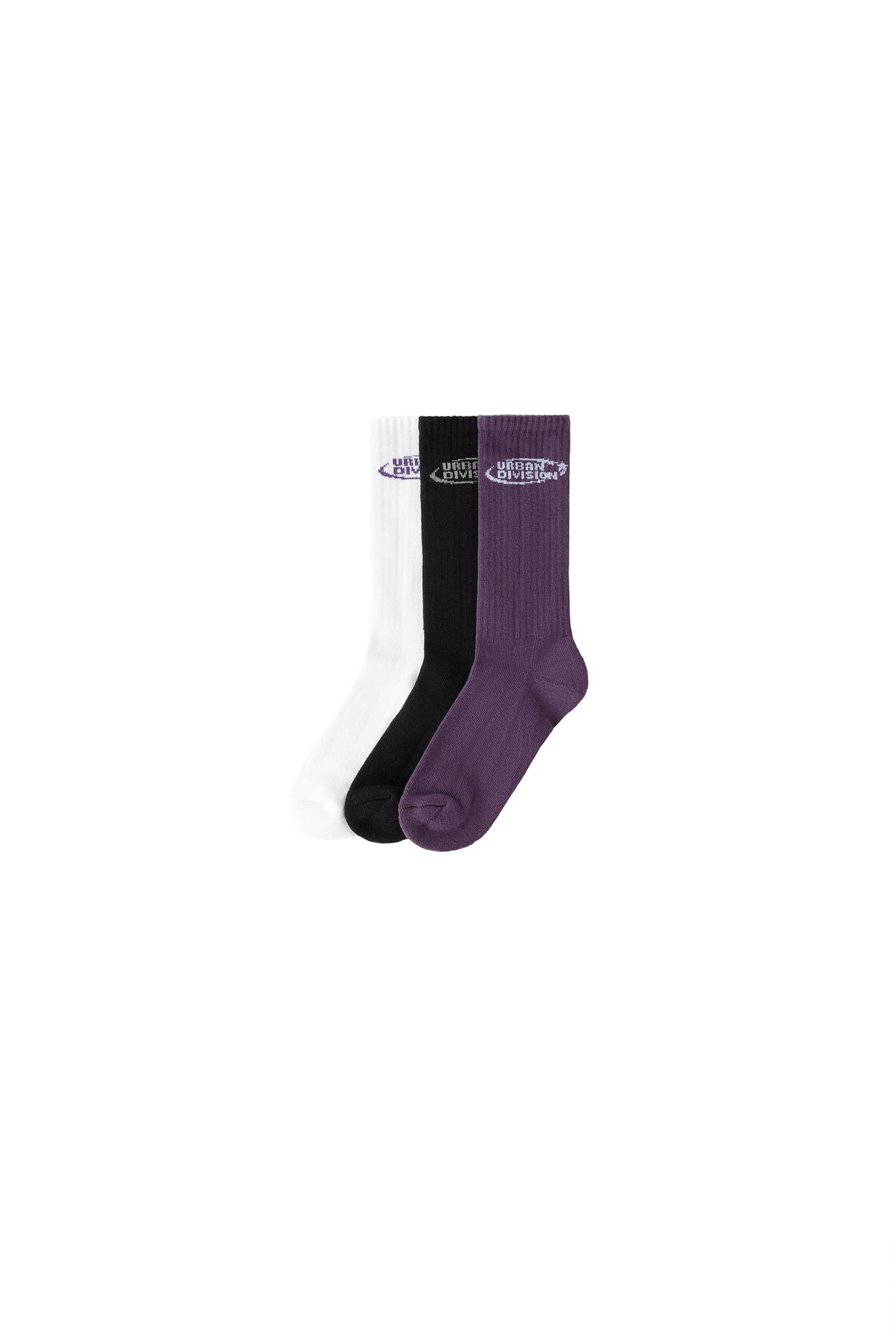 3-PACK OF MID-HEIGHT LOGO SOCKS