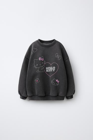 HELLO KITTY © SANRIO ՍՎԻՏՇԵՐԹ - Անտրացիտ մոխրագույն Zara-ից