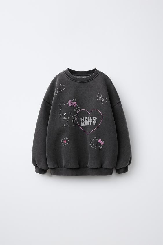 ТОЛСТОВКА HELLO KITTY © SANRIO — АНТРАЦИТОВО-СЕРЫЙ от Zara — изображение 0