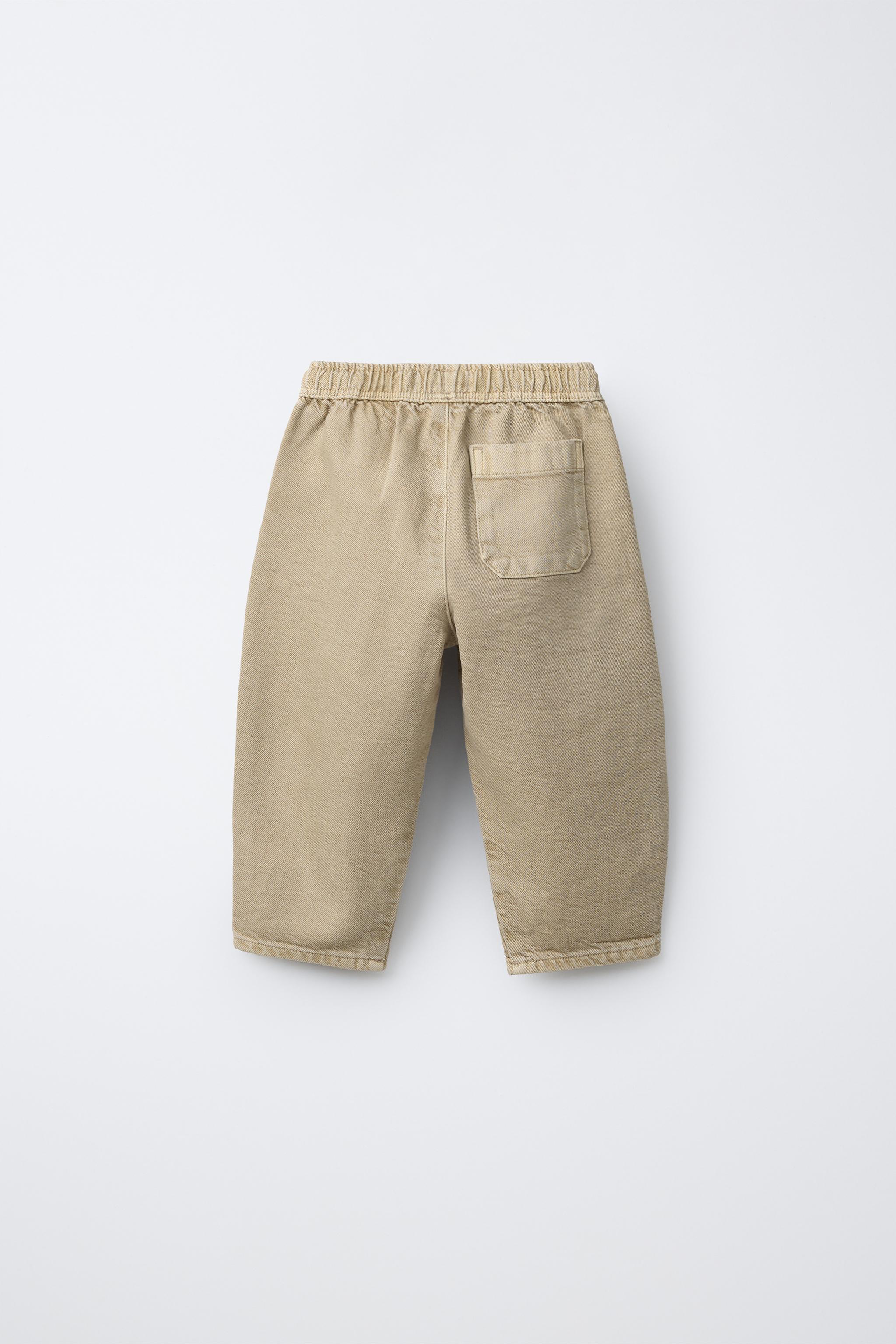 TWILL BAGGY TROUSERS - camel | ZARA South Africa