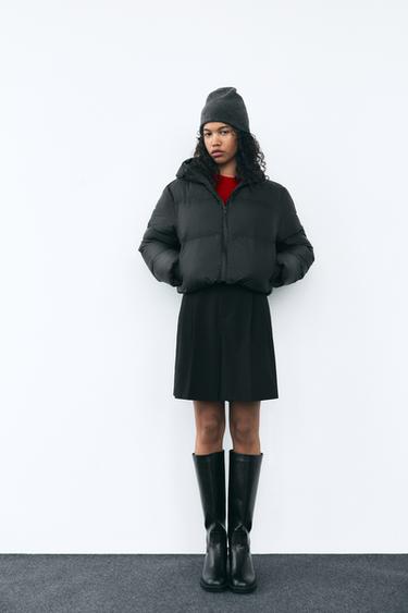 WATER-REPELLENT PUFFER ANORAK - Black by Zara - Image 0