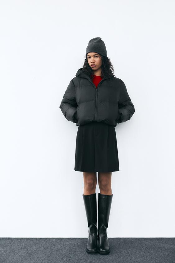 anorak verde zara