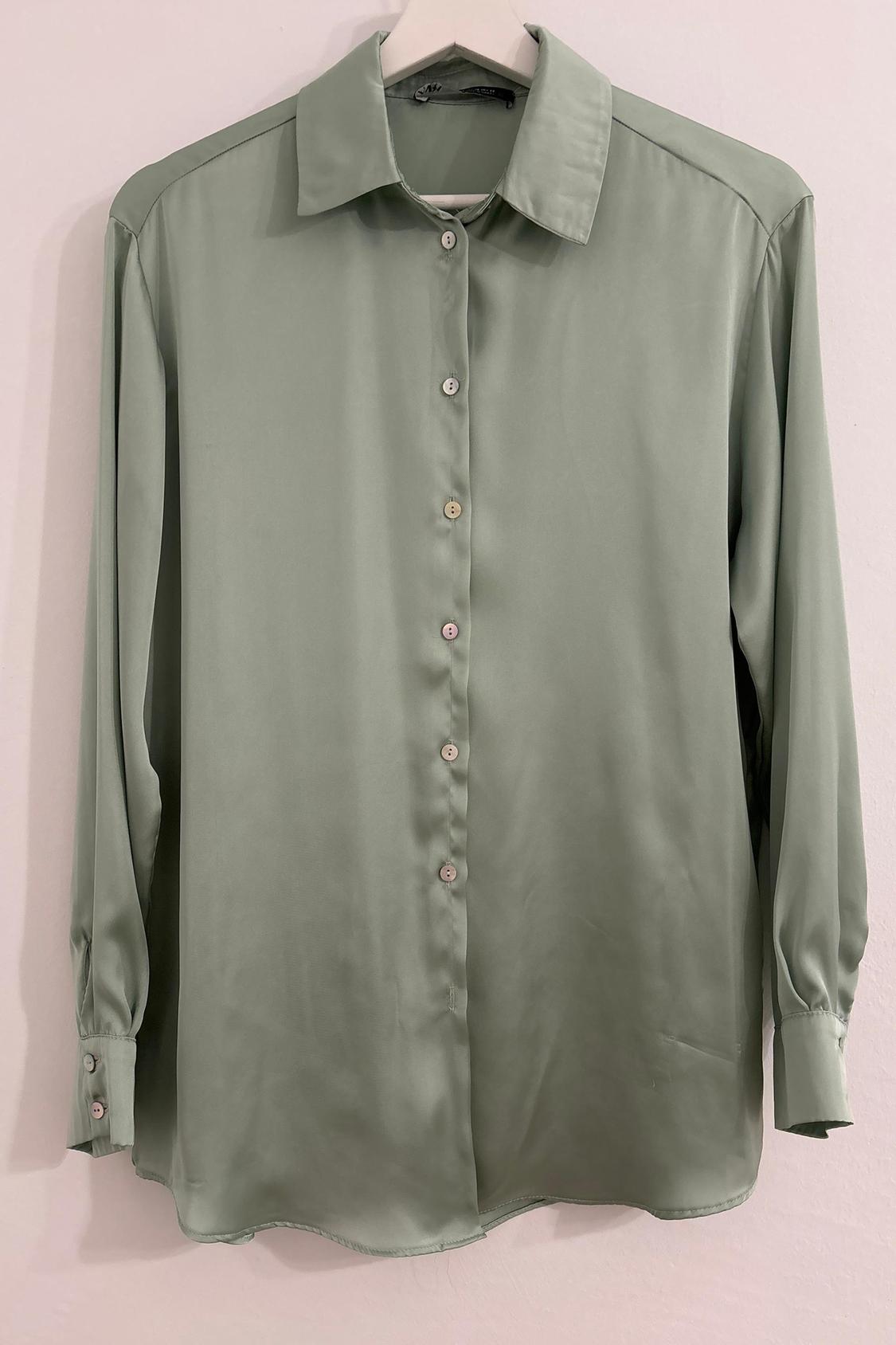 BASIC SATIN SHIRT