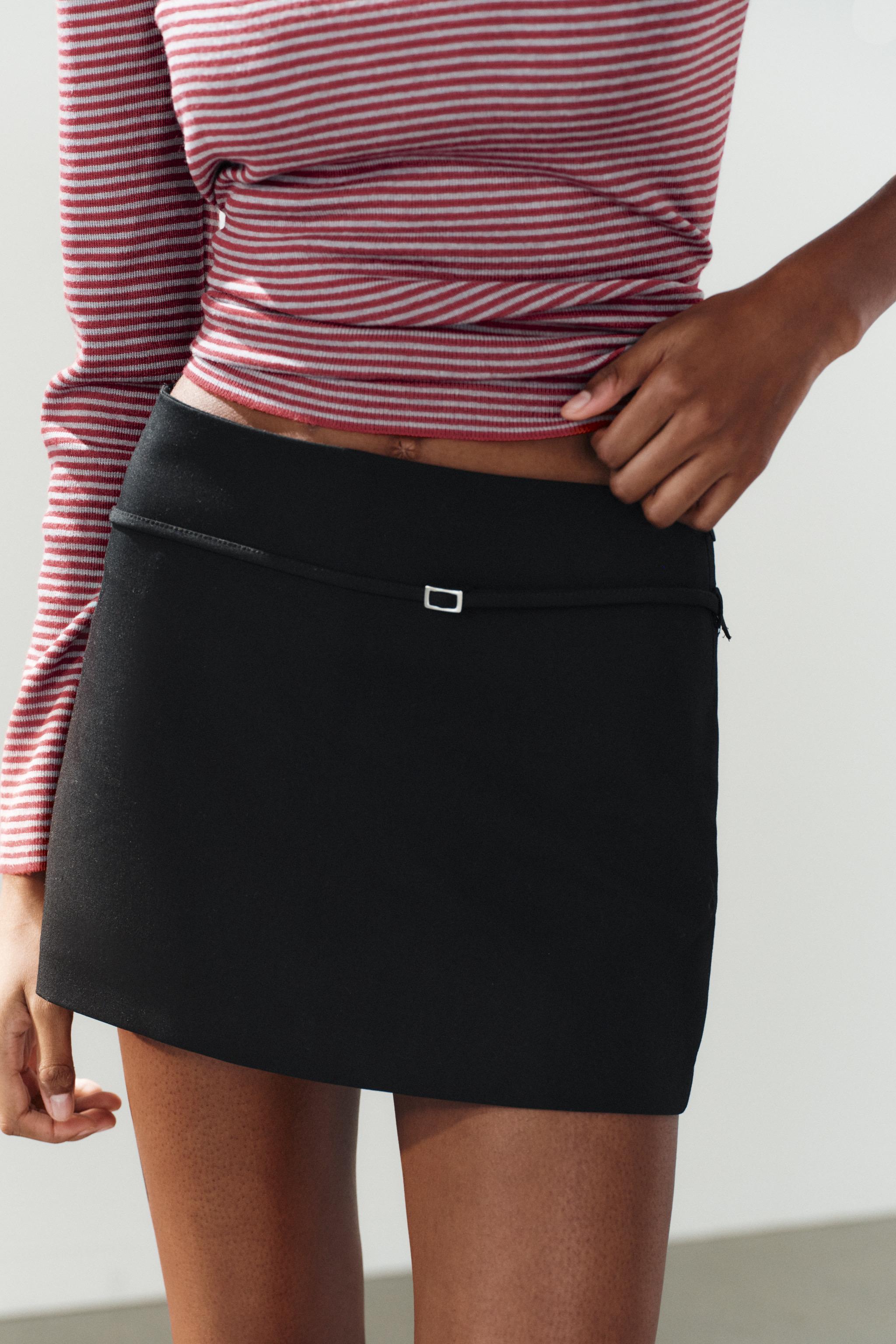 Женские юбки Zara BELTED SKORT — фото 3